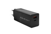 Puhelin - Adapterit & Laturit - Qoltec Power Pro GaN Charger 52382 - 100W - USB-C ja USB-A - Musta - 52382