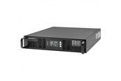 UPS - Qoltec 52285 online-räkki-UPS - 1000VA/1000W - LCD - 2x Type F - 52285