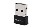 Verkkokortit (verkkosovittimet, tulostuspalvelimet jne.) - Qoltec 50664 USB 2.0 Wi-Fi 5 -verkkosovitin - 650 Mbps - Musta - 50664