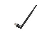 Verkkokortit (verkkosovittimet, tulostuspalvelimet jne.) - Qoltec 57001 USB 2.0 Wi-Fi -verkkosovitin - 802.11b/g/n 150 Mbit/s - 2.4 GHz - Musta - 57001