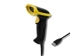 Järjestelmän lisävarusteet - Qoltec 50860 käsikäyttöinen 1D Laser -viivakoodiskanneri - USB - 200 skannausta/s - 50860