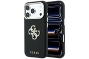 Puhelin - Kannet ja kotelot - GUESS Smooth & Big Strass Logo Case for iPhone 18 Pro / 17 Pro - Black - 3666339654269