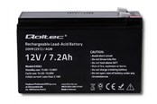 Akut ja Paristot - Qoltec 53062 UPS-akku - 12 V 7.2 Ah lyijyakku - 53062