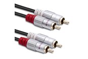 Audiokaapelit - Qoltec Äänikaapeli 52338 - 2x RCA uros - 2x RCA uros - musta - 52338