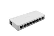 Verkkolaitteet & langattoman verkon laajentimet - Qoltec Gigabit Ethernet switch 52248 - 8-porttinen hallitsematon - 52248