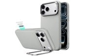 Puhelin - Kannet ja kotelot - ESR Atelier Kickstand MagSafe Case for iPhone 18 Pro / 17 Pro - Gray - 4894240303931
