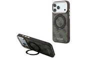 Puhelin - Kannet ja kotelot - GUESS Ring Stand 360 4G Classic Logo MagSafe Case for iPhone 18 Pro Max / 17 Pro Max - Brown - 3666339654597