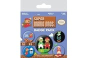 Fanituotteet - Pyramid - Nintendo - Super Mario Bros Badge Pack - Pin / Rintaneula - 5050293804422