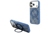 Puhelin - Kannet ja kotelot - GUESS Ring Stand 360 4G Classic Logo MagSafe Case for iPhone 18 Pro Max / 17 Pro Max - Blue - 3666339654719