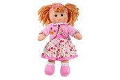 Nuket & tarvikkeet - Bigjigs Fabric Doll Kelly - 35cm - BJD013