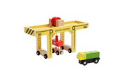 Puulelut - Bigjigs Wooden Bridge Crane - 3-piece. - BJT605