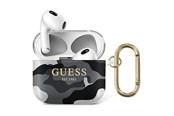 Puhelin - Muut lisävarusteet - GUESS GUA3UCAMG AirPods 3 cover black/black Camo Collection - 3666339010102