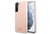 Puhelin - Kannet ja kotelot - GUESS GUHCS22MLSLMGPP S22+ S906 pink/pink hardcase Silicone Script Metal Logo - 3666339042455