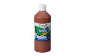 Luovat leikit - Creall Transparent Paint Brown 500ml - 23027