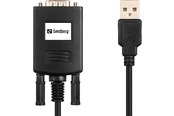 Verkkokortit (verkkosovittimet, tulostuspalvelimet jne.) - Sandberg USB to Serial Link - 133-08