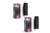 Smart Home - Älykoti - Philips Hue Appear Musta – Kaksiosainen seinävalaisinpaketti - 8500993