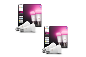 Smart Home - Älykoti - Philips Hue Color A60 Lamppu – 1100 Lumen – 4-pack - 8501001