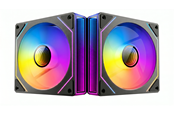 Kotelotuuletin - DUTZO INF 120 PWM ARGB (2-pack) - Kotelotuuletin - 120mm - Musta RGB LED valolla - 29 dBA - 8501027