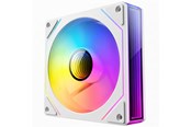 Kotelotuuletin - DUTZO INF 120 PWM ARGB Reverse (2-pack) - Kotelotuuletin - 120mm - Valkoinen RGB LED valolla - 28 dBA - 8501029