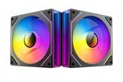 Kotelotuuletin - DUTZO INF 140 PWM ARGB (2-pack) - Kotelotuuletin - 140mm - Musta RGB LED valolla - 28 dBA - 8501027