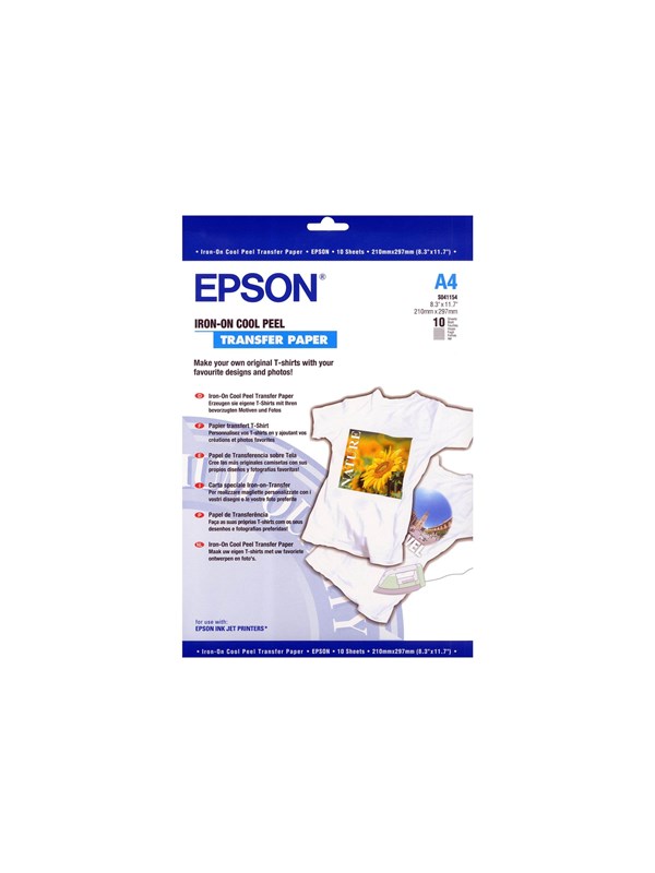 Epson Paper T-Shirt Transfer A4 10sh