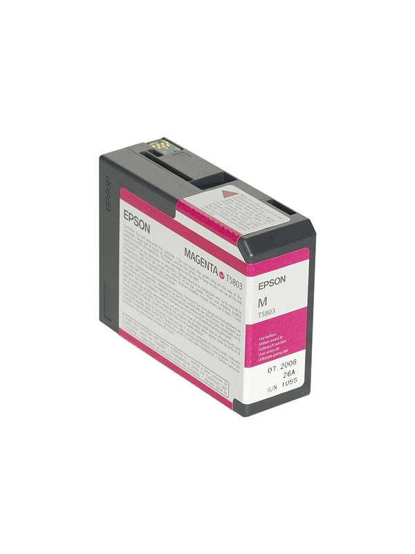 Epson T5803 - Magenta Ink - Mustepatruuna Magenta