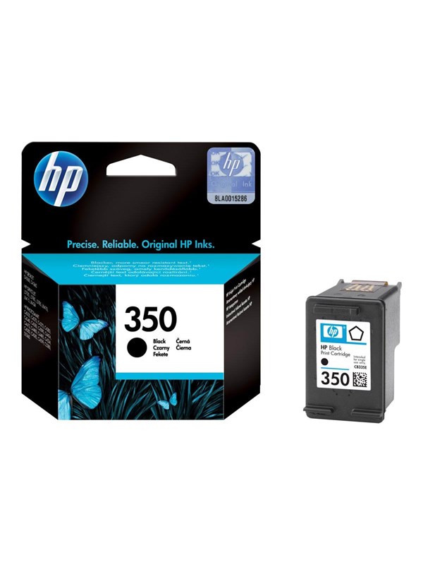 HP 350 / CB335EE Black Ink - Mustepatruuna musta