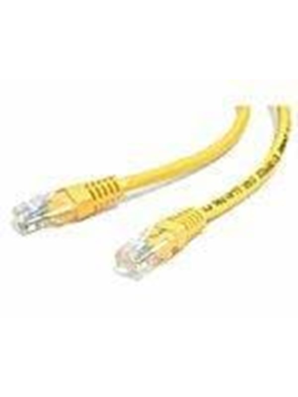 Roline LAN Cable - 2.0m CAT5E UTP.Gul