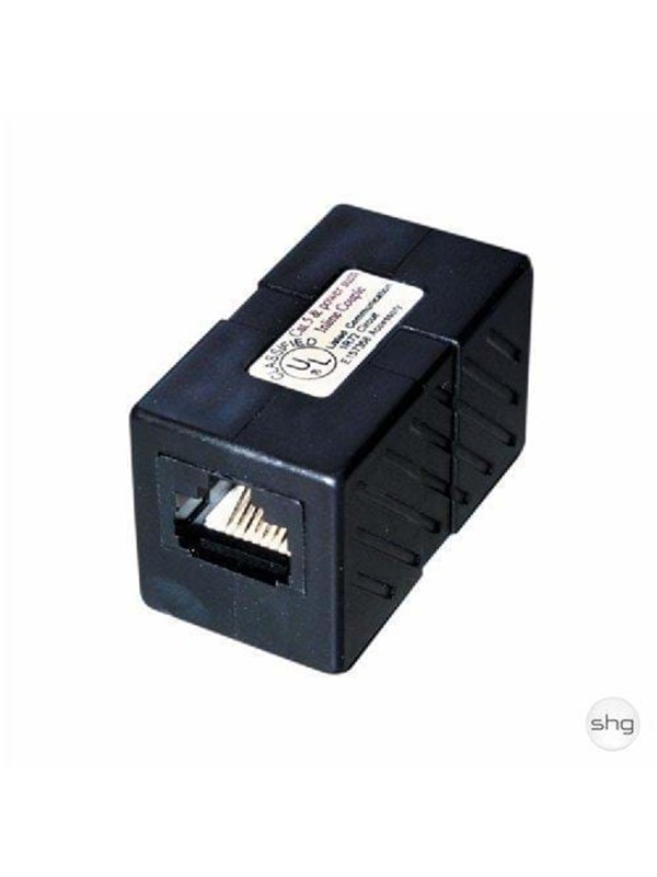 Roline Cat.6 UTP LAN Coupler Black