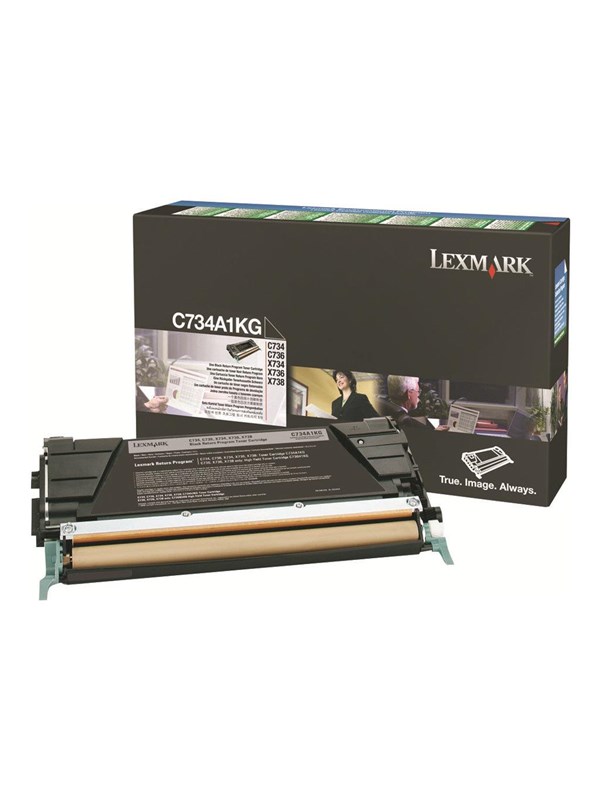 Lexmark C734A1KG Black Toner - Laser värikasetti musta