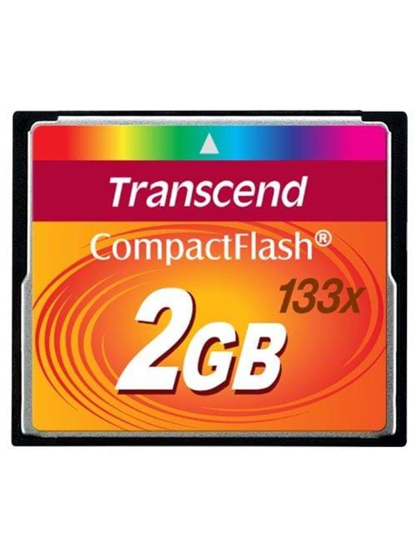 Transcend Compact Flash 133x - 50MB/s - 2GB