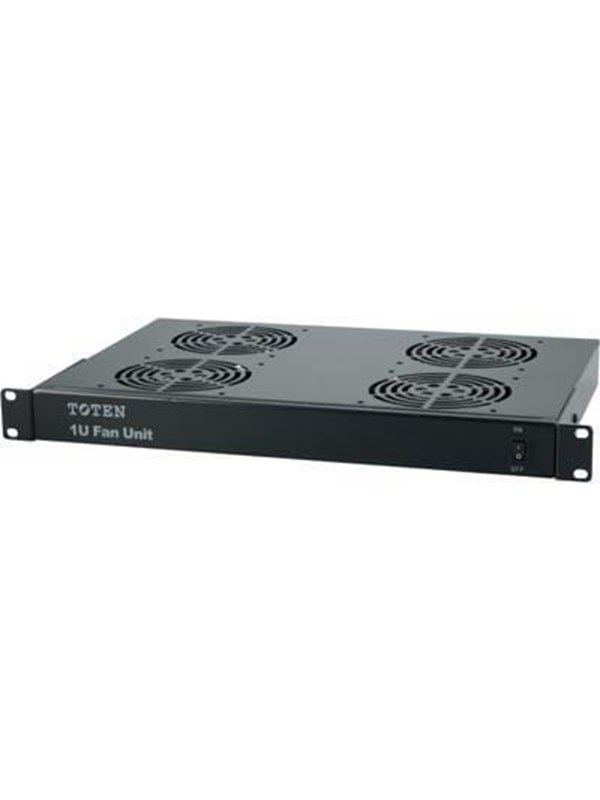 Deltaco 1U 19" tuulettajapaketti