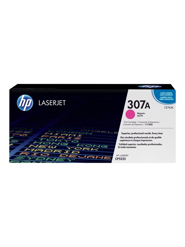 HP 307A / CE743A Magenta Toner - Laser värikasetti Magenta