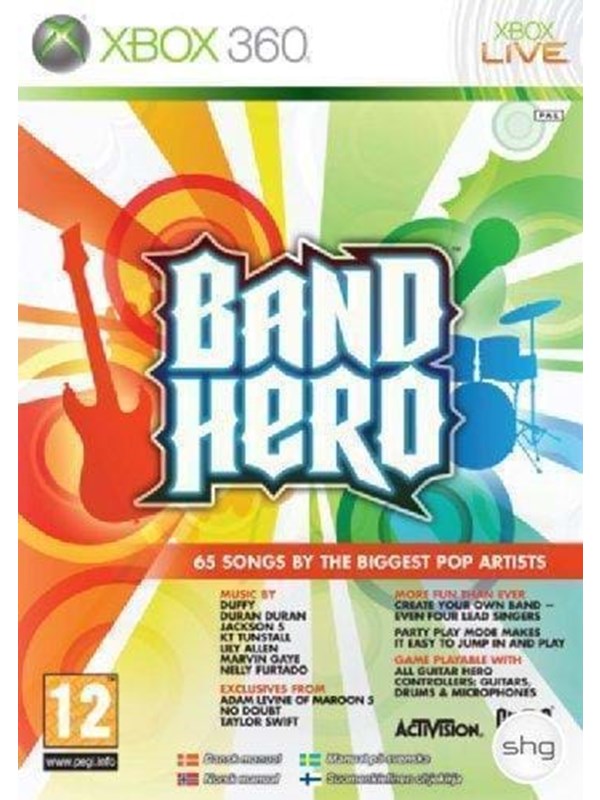 Band Hero - Microsoft Xbox 360 - Musiikki