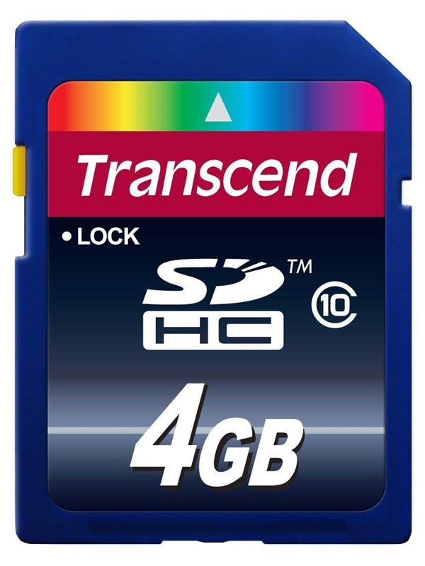 Transcend SDHC C10 Premium - 4 Gt
