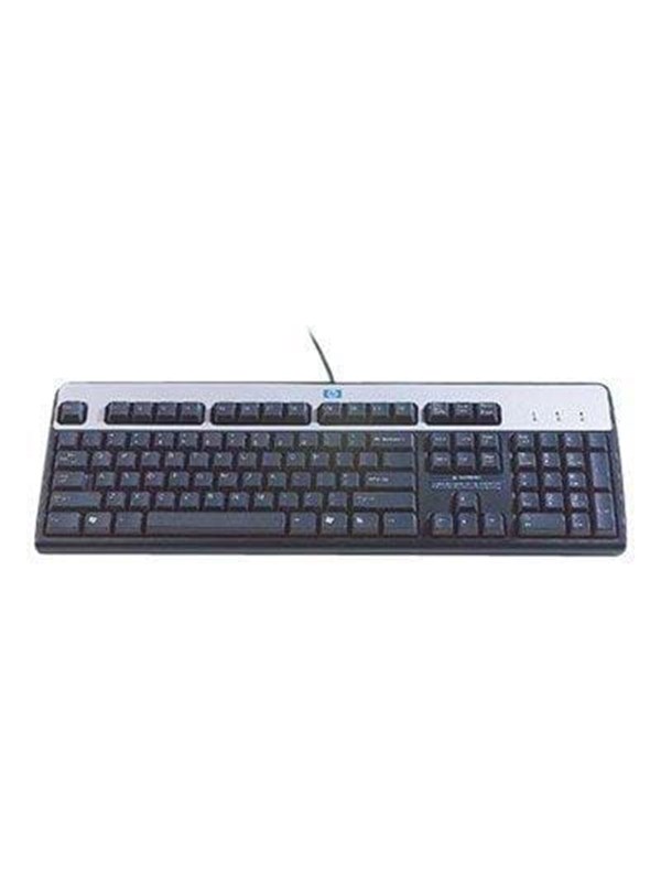 HP Standardi BasisKeyboard 2004 USB - Näppäimistö - Englanti - Musta