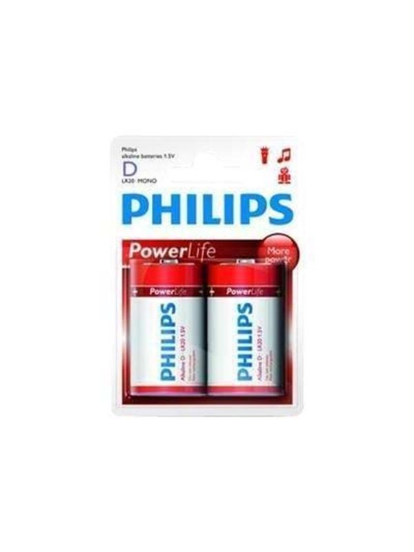 Philips Teho Life LR20P2B - batteri - D