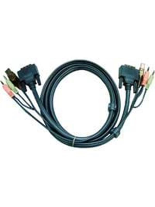 ATEN 2L-7D02U - video / USB / äänikaapeli
