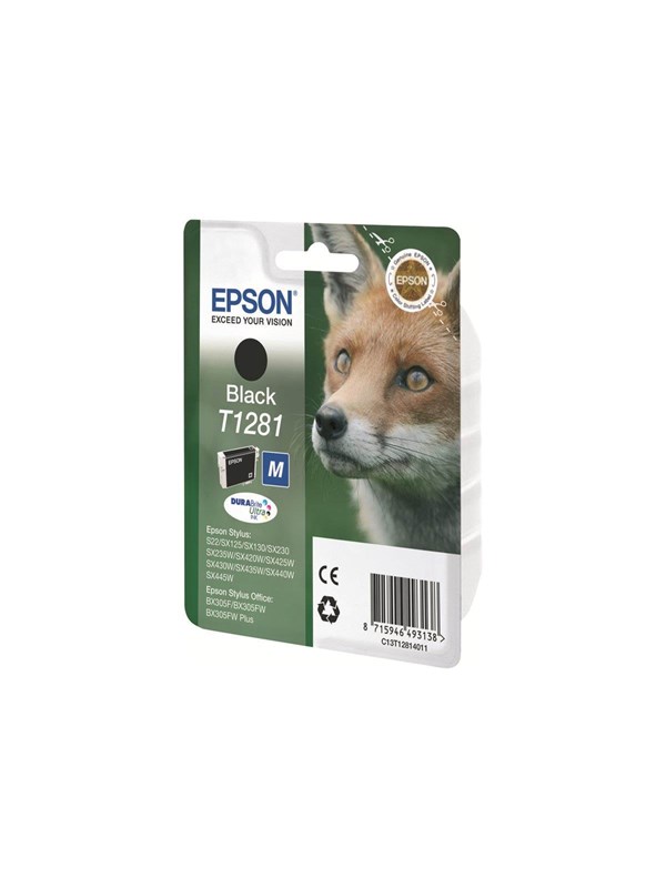 Epson T1281 Musta Ink - Blister