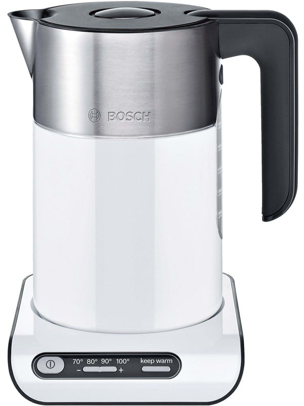 Bosch Styline TWK8611P vedenkeitin, valkoinen - 1,5 l - 2400 W