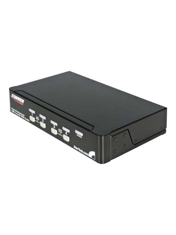 StarTech.com 4-porttinen 1U-räkkiin asennettava USB.