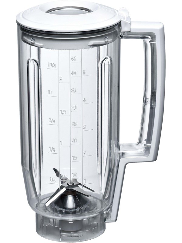 Bosch MUZ5MX1 tehosekoittimen lisätarvike, 1,25 l, mallille MUM5, läpinäkyvä