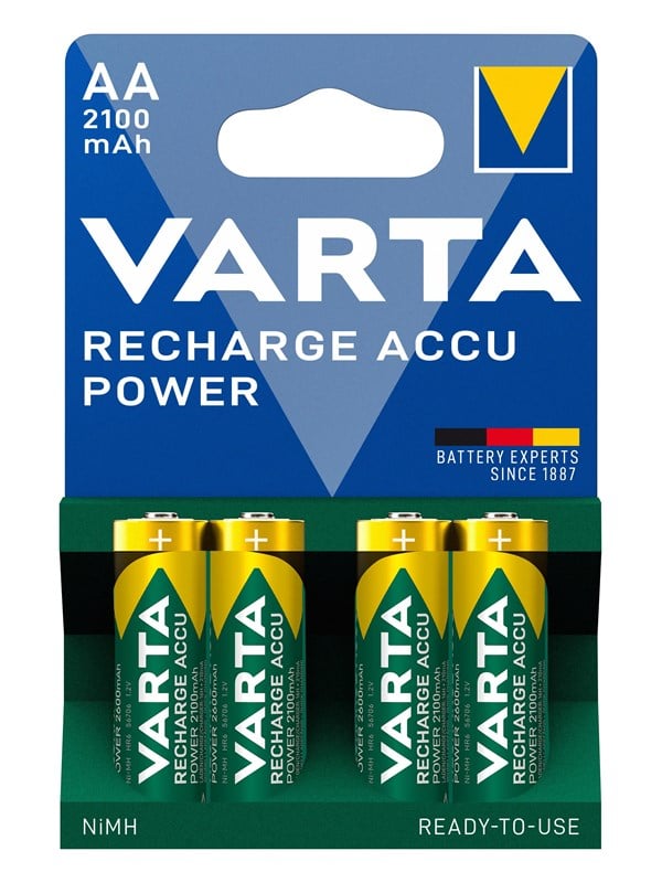 VARTA Varta ladattava AA 2100 mAh - 4 kpl/pakkaus