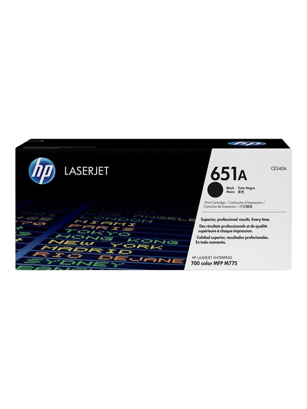 HP 651A / CE340A Musta Toner - Laser värikasetti musta