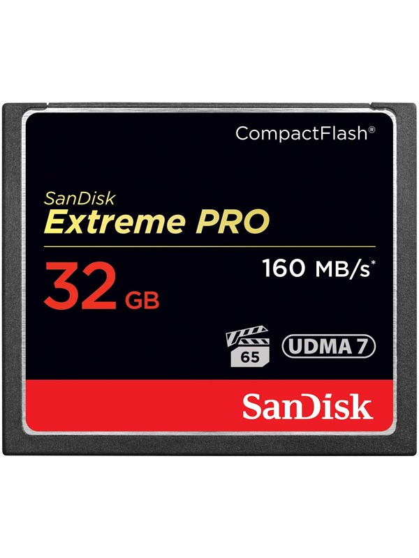 SANDISK Extreme Pro CF - 160MB/s - 32GB
