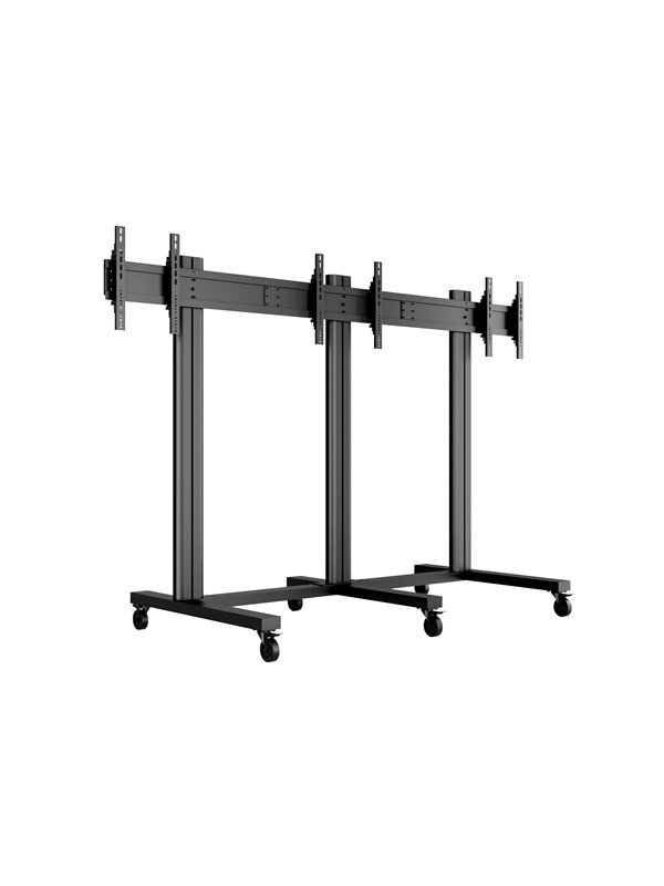 Multibrackets m Public Video Wall Stand 3-screens 40-55"" Musta - Max 120 kg - recommended for 55""