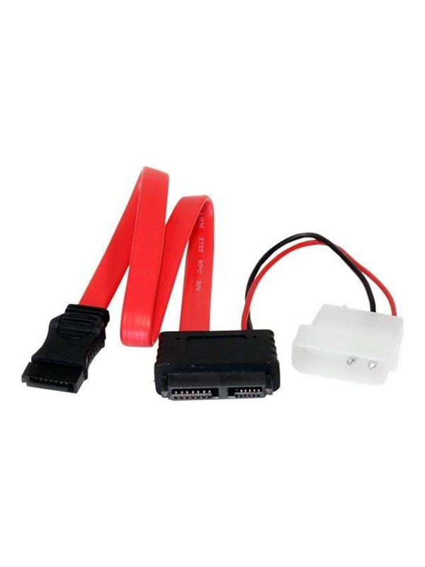 StarTech.com Slimline SATA Female to SATA with LP4 Teho Cable Adapter