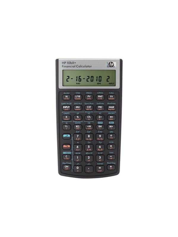 HP 10bII+ - 12-digit LCD - Financial functions