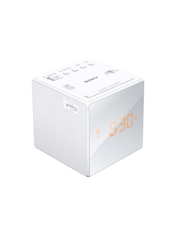 Sony ICF-C1 - AM/FM - Mono - Valkoinen