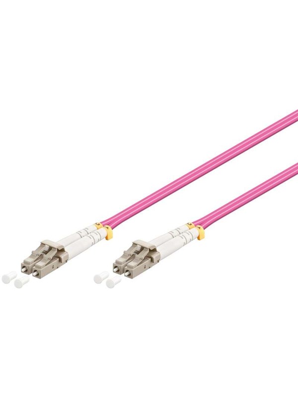Pro Kuituoptinen LC - LC OM4 - 3m - Punainen - 3m